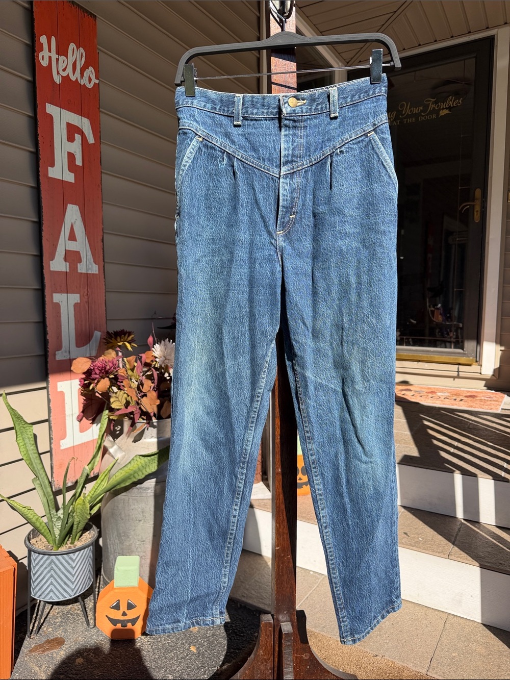 Vintage Silver Unicorn Denim 1980 Style Jeans